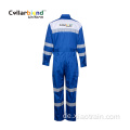 Blaue antistatische Cargohose mit Mechaniker-Overall